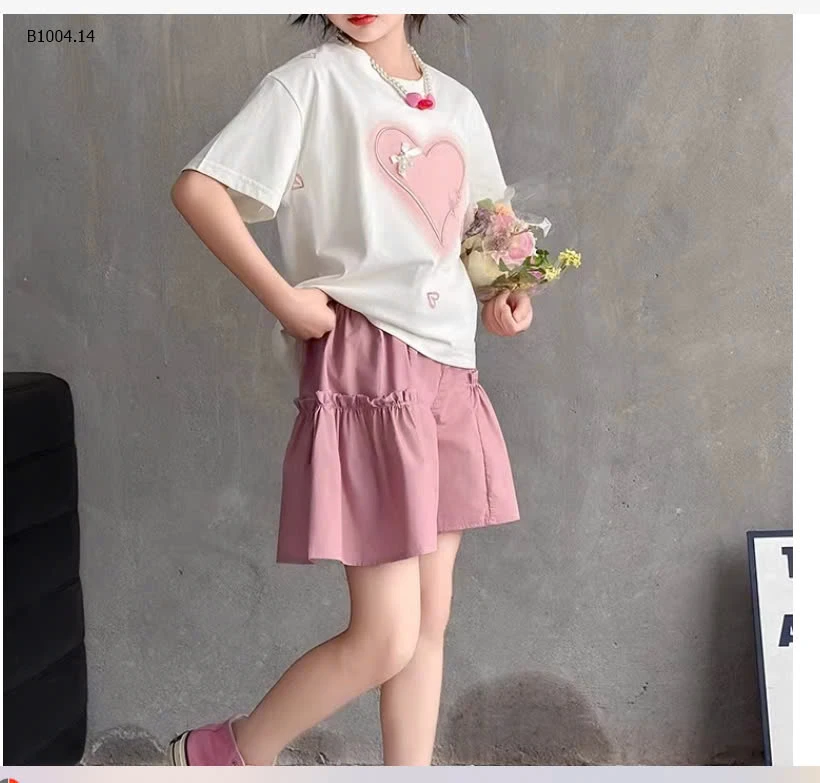 BỘ TIM SIZE ĐẠI BÉ GÁI - sỉ 172k