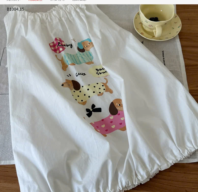 VÁY CHUÔNG SIÊU CUTE CHO BÉ GÁI - sỉ 164k