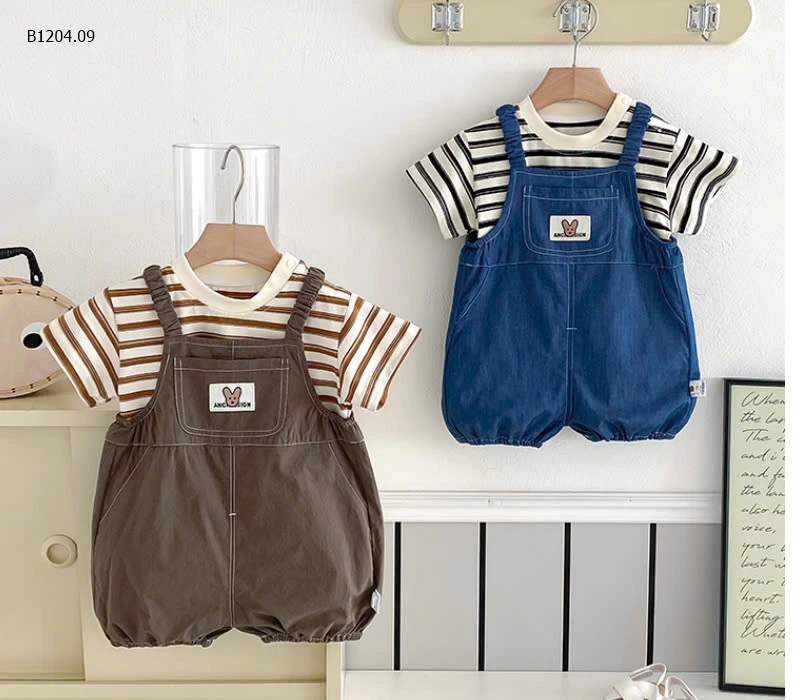 SET ÁO KẺ MIX QUẦN YẾM -sỉ 218k