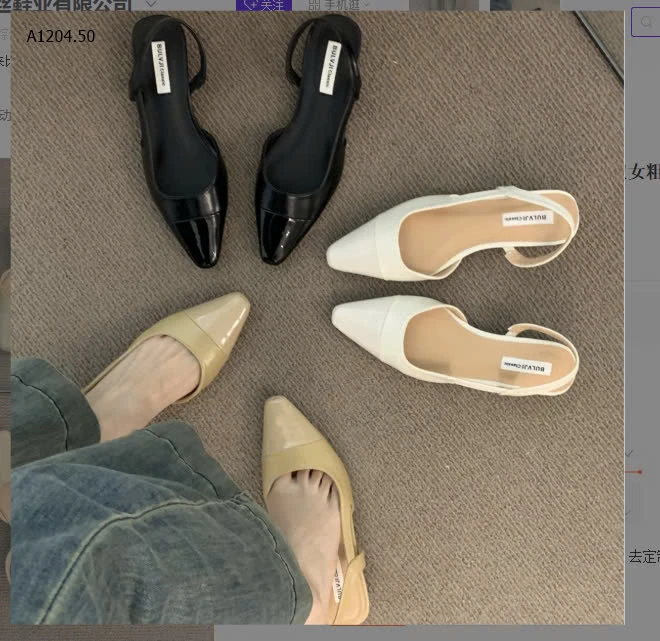 GUỐC ĐẾ BỆT MŨI NHỌN-sỉ 165k