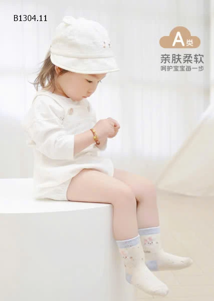 SET 5 ĐÔI TẤT CỔ CAO CHO BÉsỉ 79k/set 5 đôi mix màu