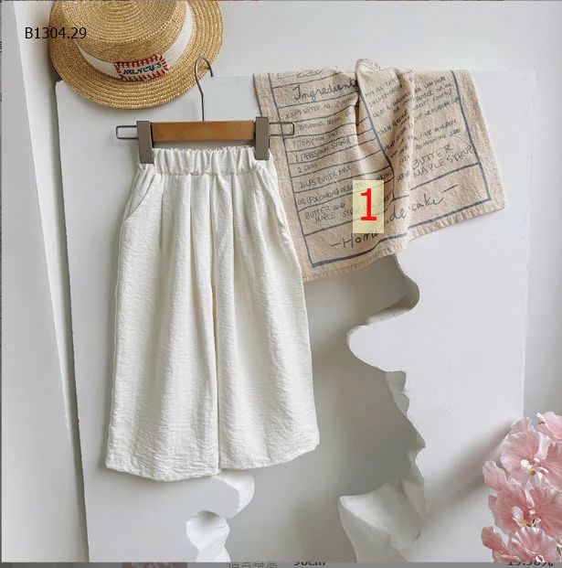 QUẦN ỐNG RỘNG BÉ GÁI - sỉ 104k