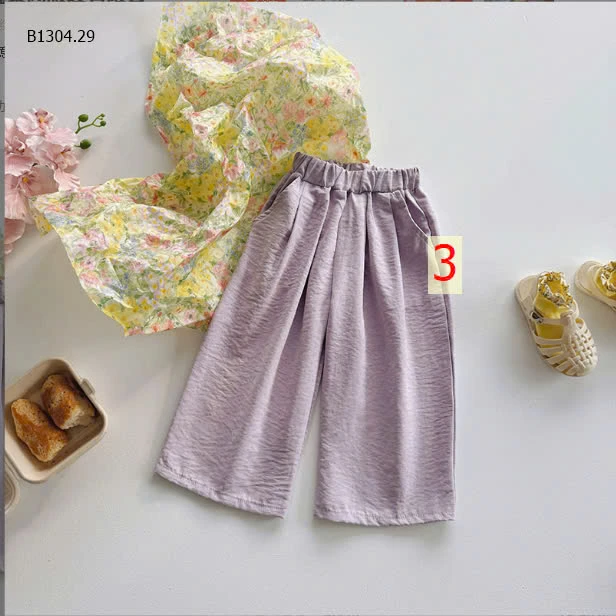 QUẦN ỐNG RỘNG BÉ GÁI - sỉ 104k
