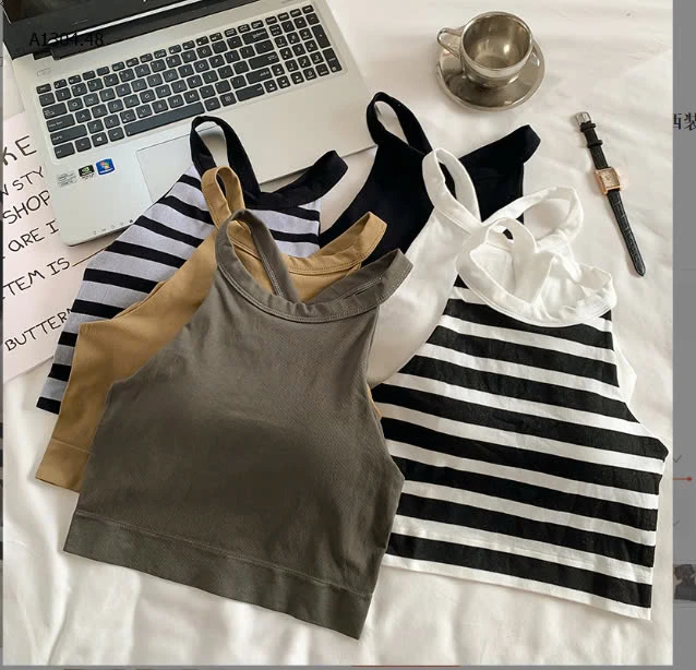 ÁO CROPTOP CỔ YẾM sỉ 59k