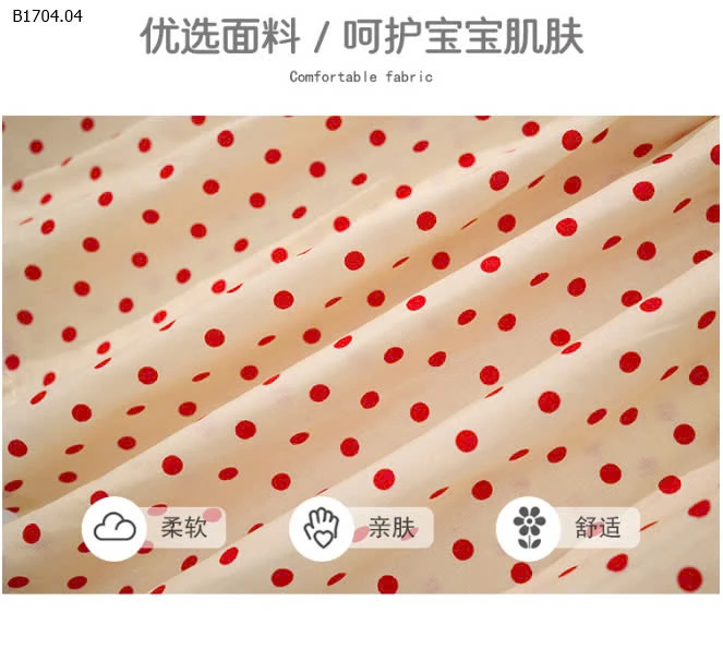 VÁY CHẤM BI Premium chính hãng-Sỉ 123k