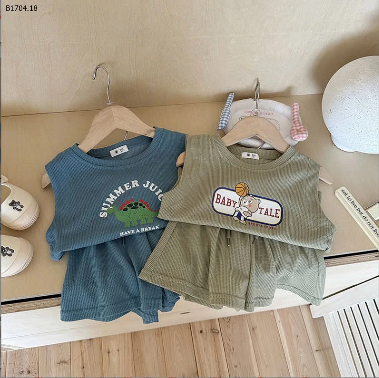 BỘ CỘC HÈ BA lỖ CHO BÉ TRAI, BÉ GÁI-Sỉ 127k