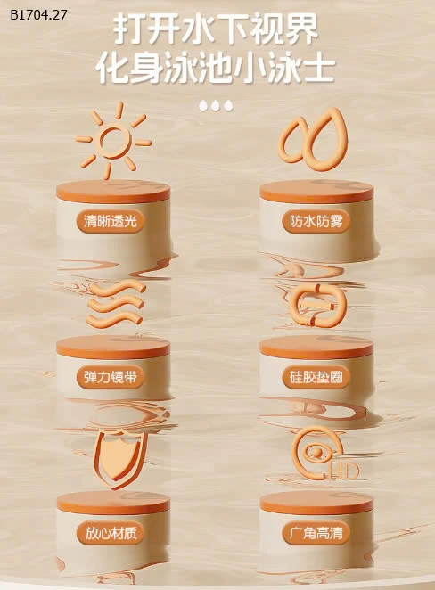 KÍNH BƠI GÓC RỘNG HÃNG YOUYOU CHO BÉ- sỉ 54k