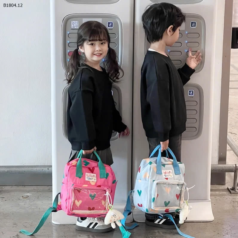   BALO HỌA TIẾT TIM CHO BÉ -Sỉ 130k