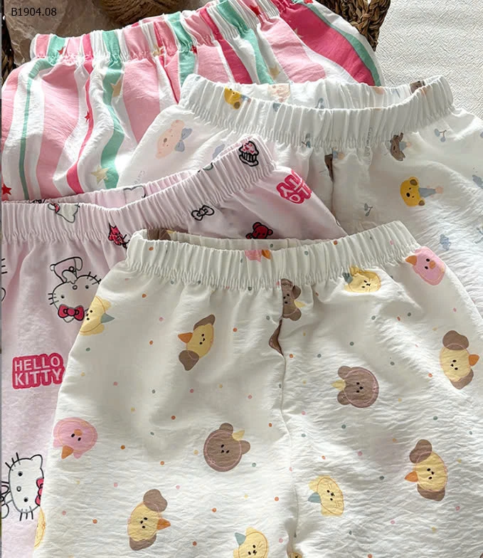 QUẦN HỌA TIẾT MẶC HÈ CHO BÉ - sỉ 55k