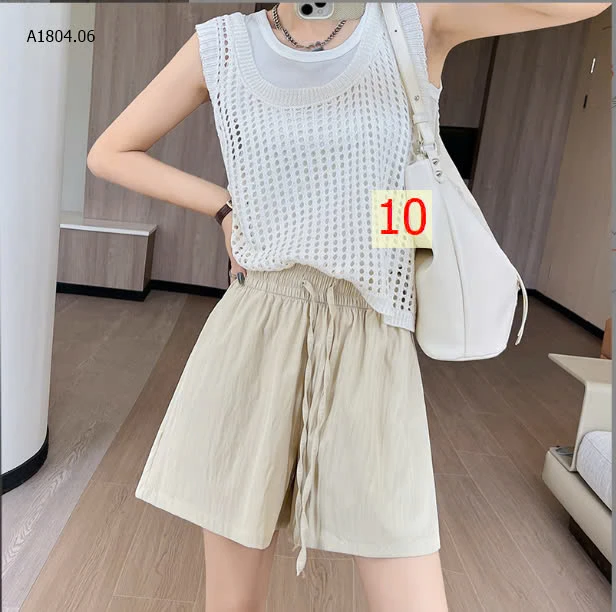  QUẦN SHORT ỐNG RỘNG LỤA BĂNG CHO NỮ - sỉ 85k