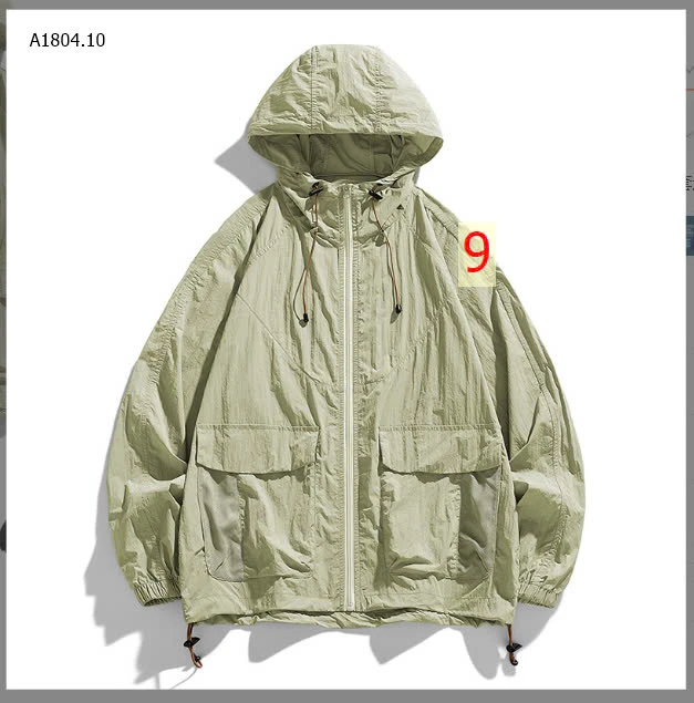 ÁO KHOÁC GIÓ NAM NỮ - sỉ 185k