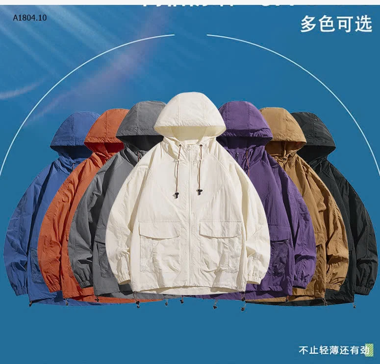 ÁO KHOÁC GIÓ NAM NỮ - sỉ 185k