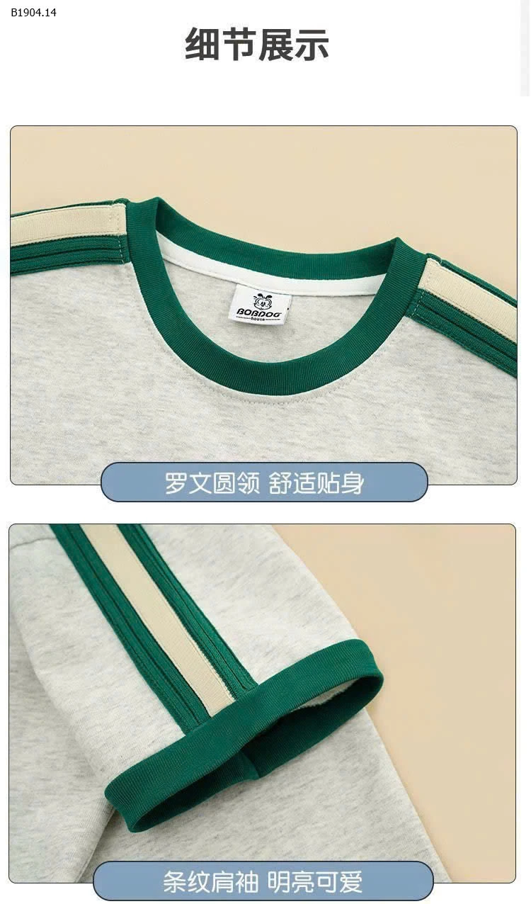 bộ thể thao hè cotton hãng Bobdog-sỉ 168k