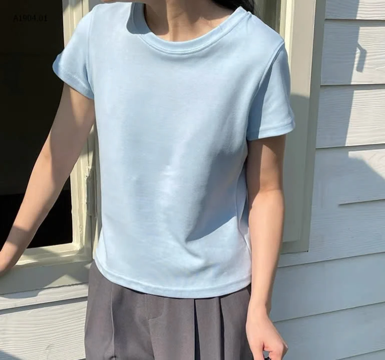 ÁO CỘC TAY CỔ TRÒN NỮ-Sỉ 102k