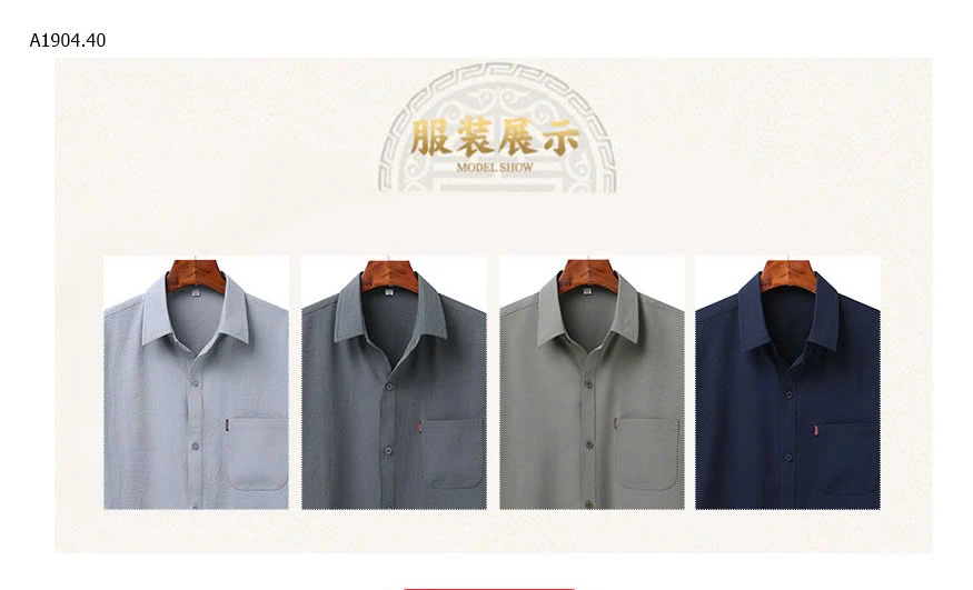 BỘ TRUNG NIÊN- sỉ bộ : 210k  lẻ áo : 125k