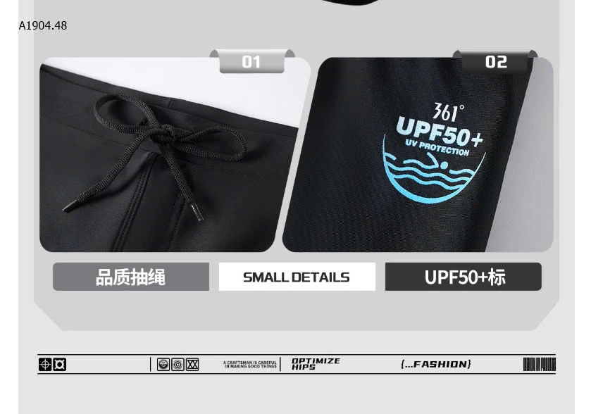 BỘ BƠI DÀI TAY NAM HÃNG 361 -sỉ 231k