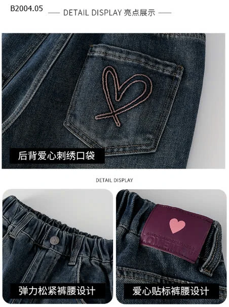 QUẦN JEANS BÉ GÁI-sỉ 164k