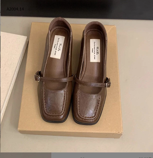 GIÀY MŨI VUÔNG DÁNG CỔ ĐIỂN - sỉ 182k