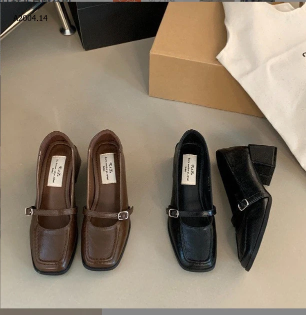 GIÀY MŨI VUÔNG DÁNG CỔ ĐIỂN - sỉ 182k