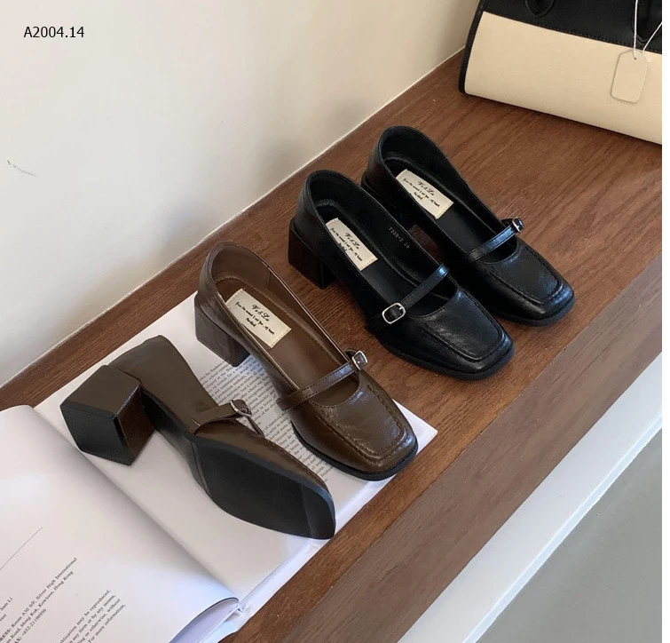 GIÀY MŨI VUÔNG DÁNG CỔ ĐIỂN - sỉ 182k