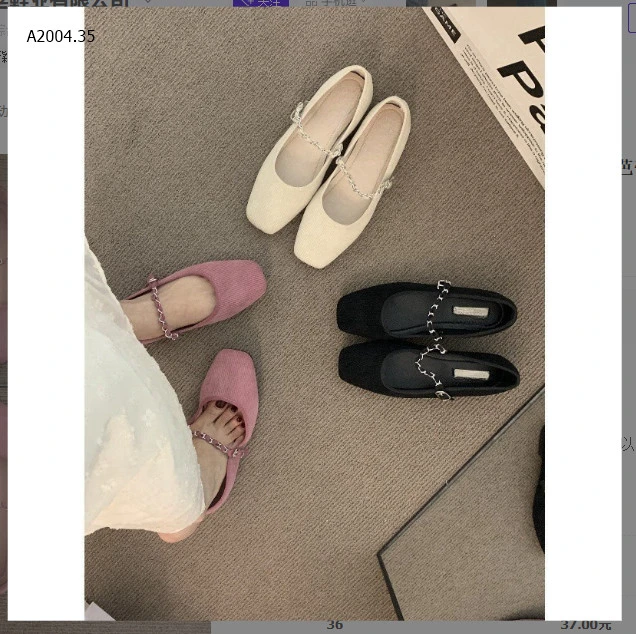 GIÀY BÚP BÊ QUAI XÍCH sỉ 176k