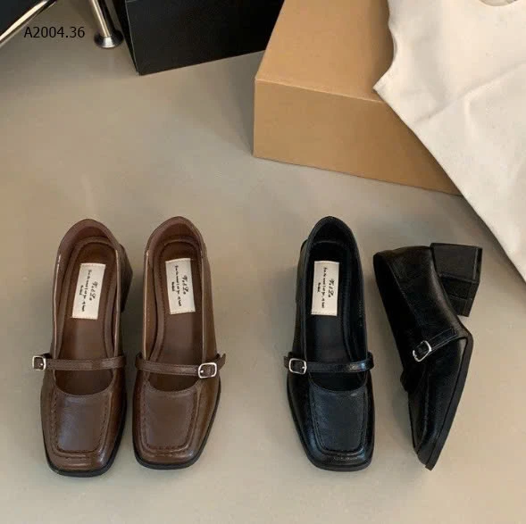 GIÀY MŨI VUÔNG DÁNG CỔ ĐIỂN-sỉ 190k