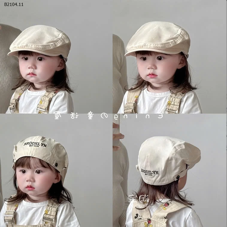 MŨ BERET PHONG CÁCH HÀN QUỐC CHO BÉ-sỉ 92k
