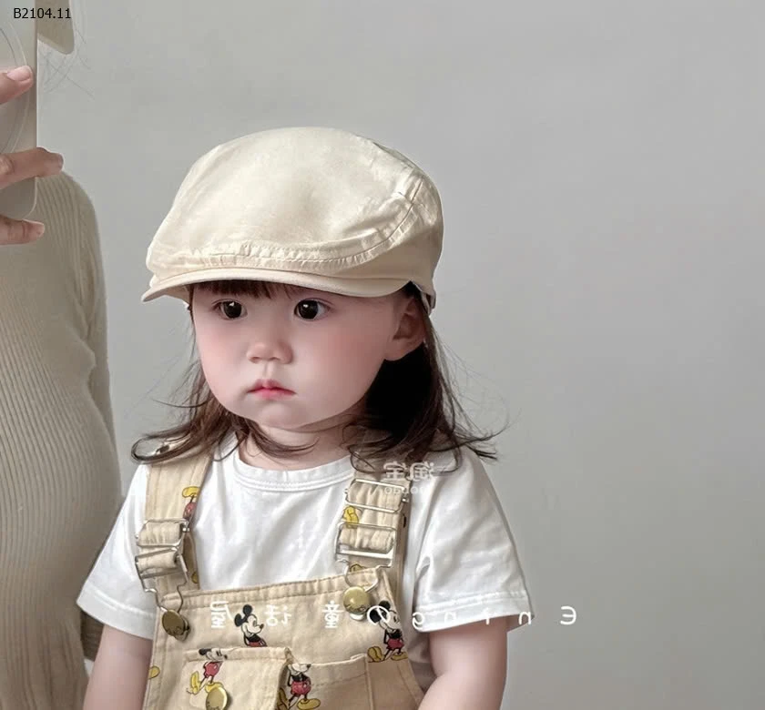 MŨ BERET PHONG CÁCH HÀN QUỐC CHO BÉ-sỉ 92k