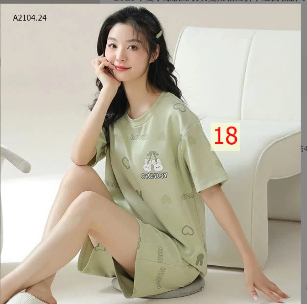 BỘ MẶC NHÀ CỘC TAY CHO NỮ-sỉ 113k