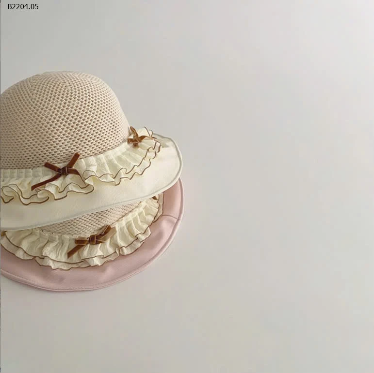MŨ VÀNH TRÒN TIỂU THƯ CHO BÉ GÁI-sỉ 105k
