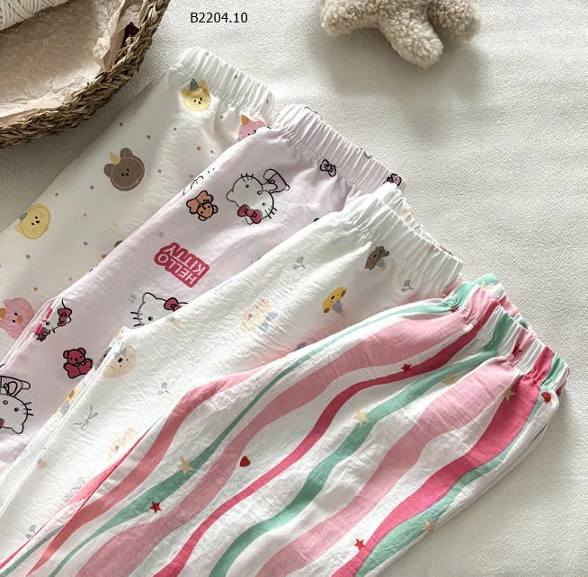 QUẦN HỌA TIẾT MẶC HÈ CHO BÉ-sỉ 62k