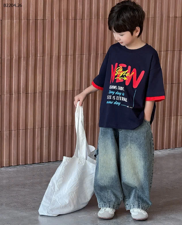 Áo phông AMBB cho bé trai-sỉ Sz 90-150 : 114k            Sz 160 : 123k 