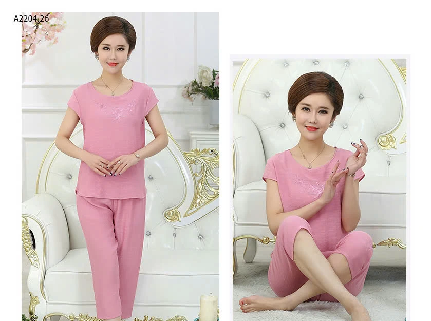 BỘ ĐŨI TRƠN HÌNH HOA CHO MẸ-sỉ 95k