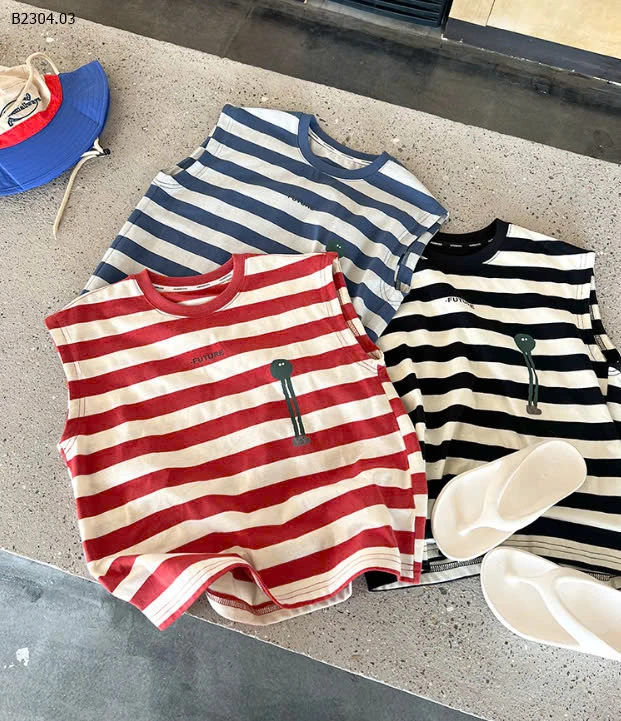 Áo ba lỗ, sát nách cho bé trai mặc hè-sỉ 90-150 : 96k                 160 : 106k