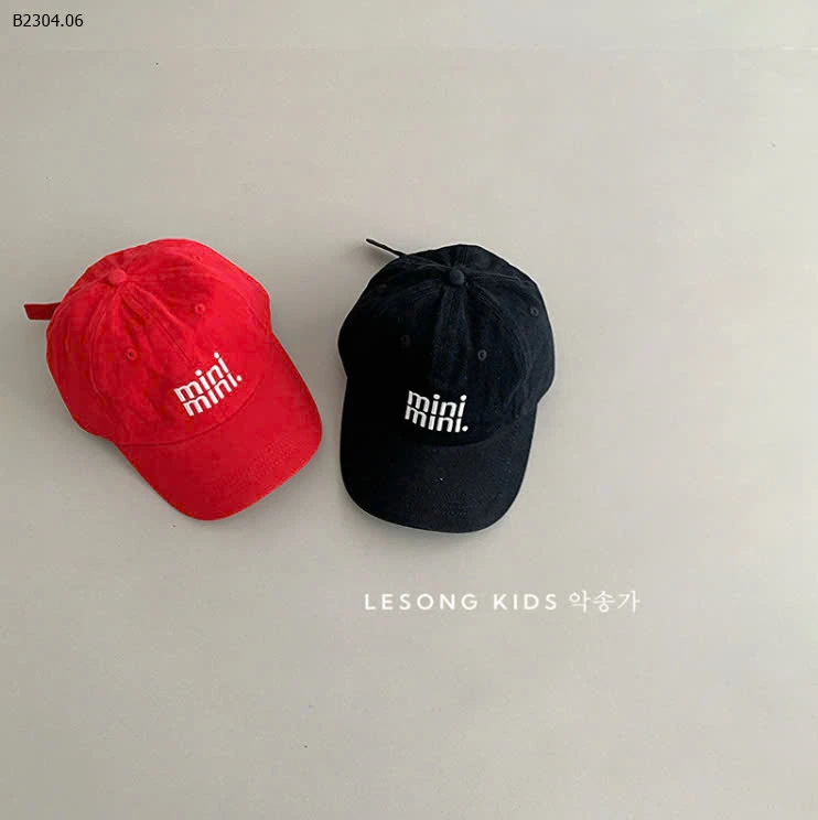 MŨ KẾT THÊU CHỮ MINI-sỉ 84k