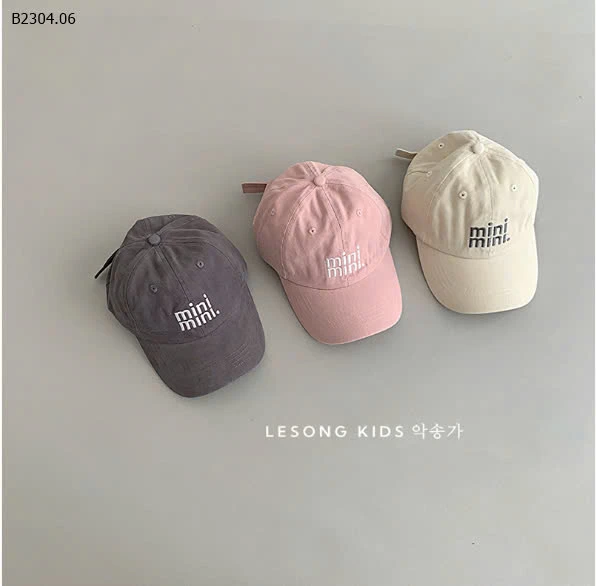 MŨ KẾT THÊU CHỮ MINI-sỉ 84k