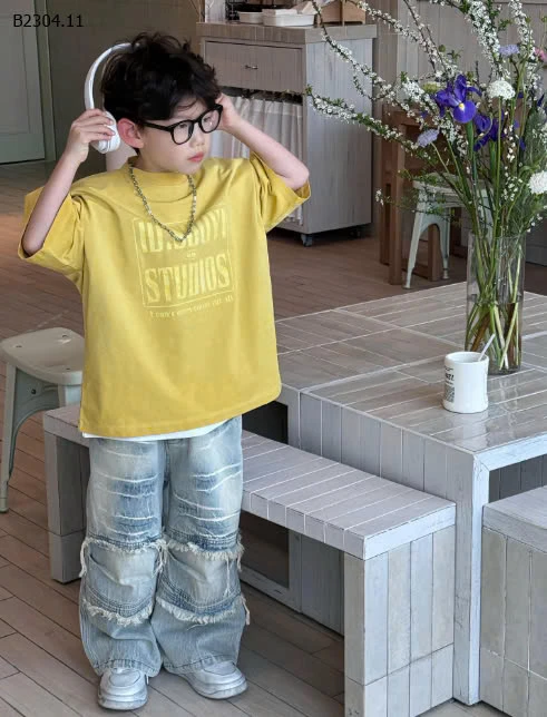 ÁO PHÔNG VÀNG BÉ TRAI-sỉ 120k