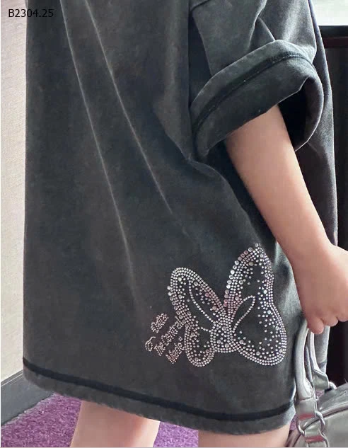 ÁO PHÔNG FORM RỘNG ĐÍNH HẠT-sỉ Sz 110-150 : 183k            Sz 160-170 : 208k 