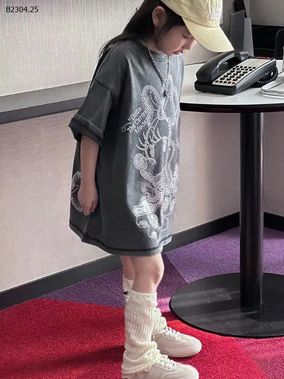 ÁO PHÔNG FORM RỘNG ĐÍNH HẠT-sỉ Sz 110-150 : 183k            Sz 160-170 : 208k 