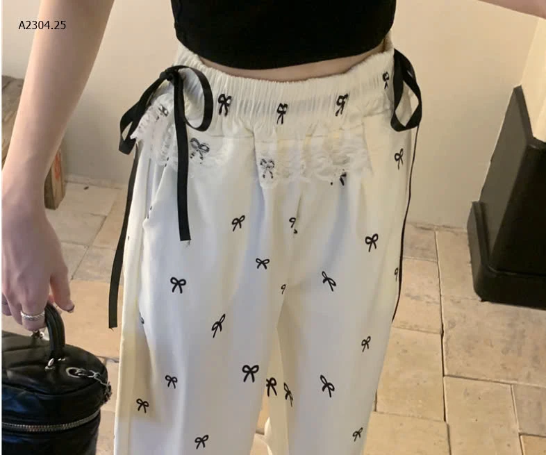 QUẦN CẠP CHUN REN NƠ-sỉ 91k