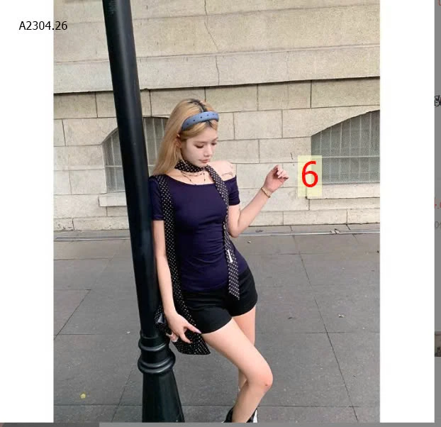 ÁO THUN HỞ VAI -sỉ 93k