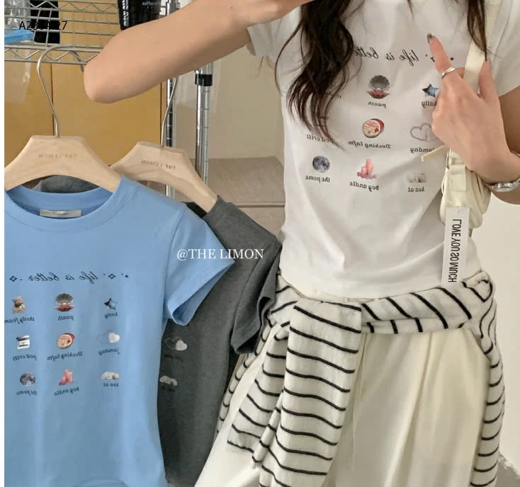 ÁO PHÔNG NGẮN TAY NỮ PHONG CÁCHsỉ 200k