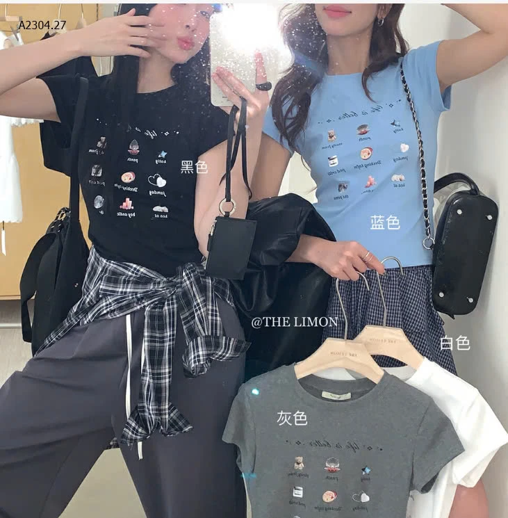 ÁO PHÔNG NGẮN TAY NỮ PHONG CÁCHsỉ 200k