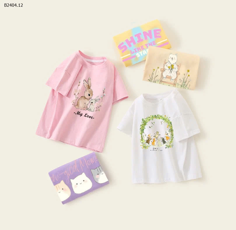 ÁO PHÔNG CỘC CHO BÉ GÁI-sỉ 83k