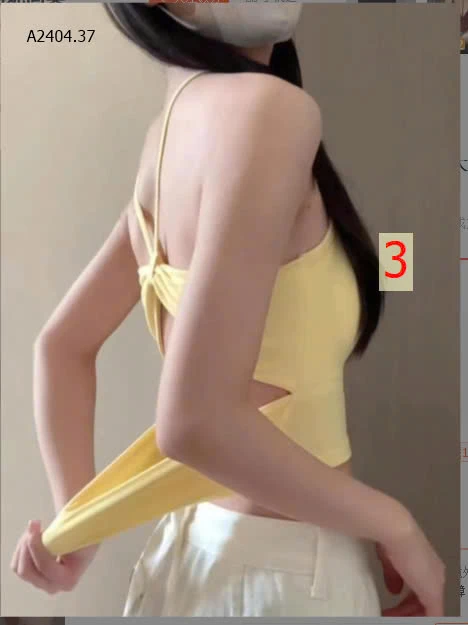 ÁO NƠ HỞ LƯNG KÈM BRA K CẦN MẶC ÁO NGỰC-sỉ 52k