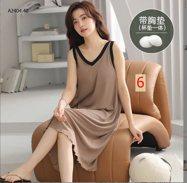 VÁY NGỦ 2 DÂY CÓ ĐỆM NGỰC NỮ -sỉ 124k