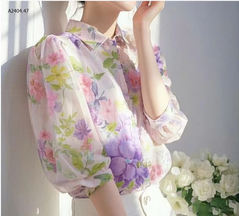 ÁO SƠ MI HOA CHO NỮ -sỉ 198k