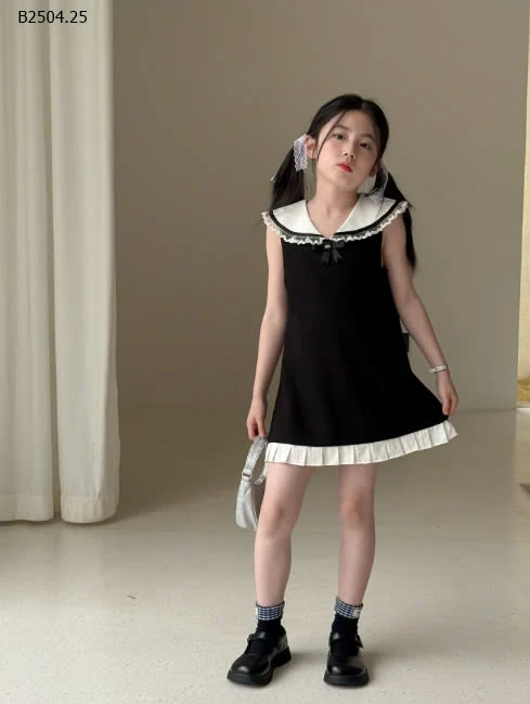 VÁY PHONG CÁC PHỐI MÀU BÉ GÁI-sỉ 206k