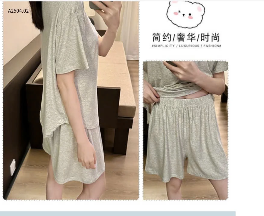 BỘ MẶC NHÀ TRƠN CHO NỮ -sỉ 182k