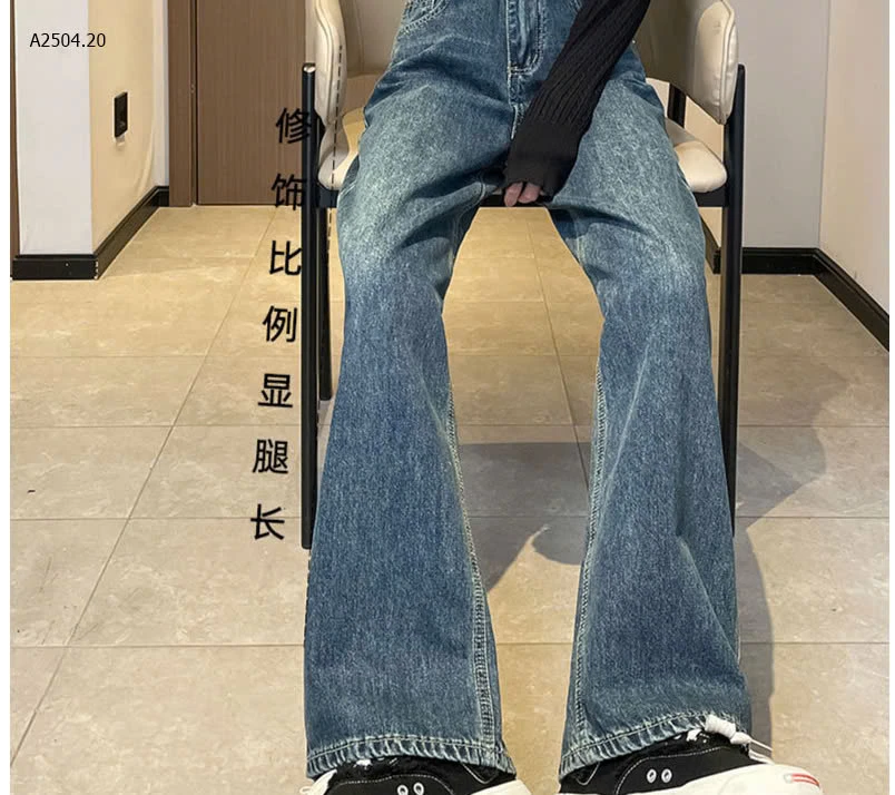 QUẦN JEAN ỐNG ĐỨNG TÚI RÁCH sỉ 155k